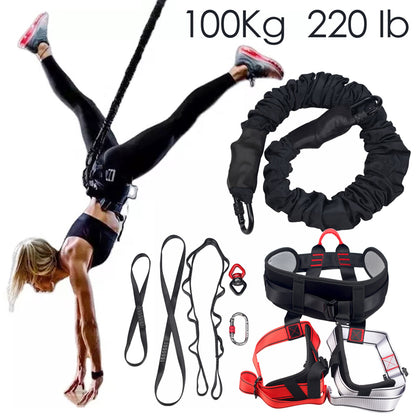 Bungee Dance Set Durable Aerial Bungee Fitness Equipment Whole Kit Ideal for Flying Workouts GYM