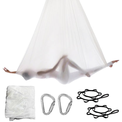 6 Meters Aerial Yoga Transparent Hammock Set