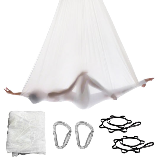 6 Meters Transparent Aerial Yoga Hammock Set