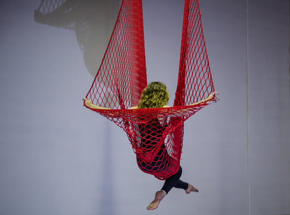 Yoga Hammock Net Aerial Net Hammock Kit for Aerial Yoga,Aerial Rope Sling, Acrobtic Circus