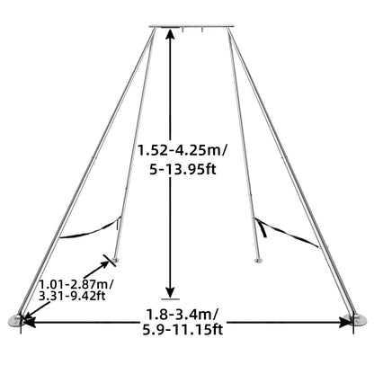 4.25 meters Aerial Rig Aerial Yoga Equipment