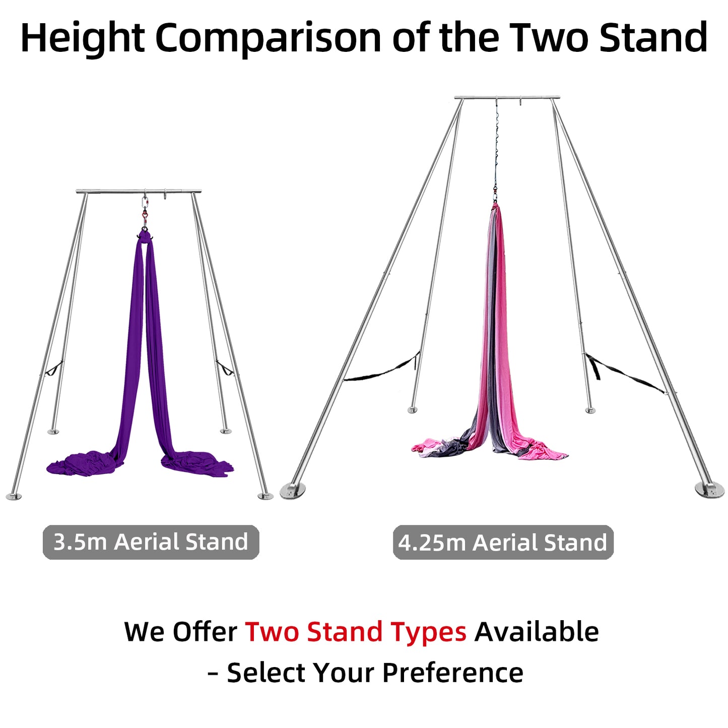 4.25 meters Aerial Rig Aerial Yoga Equipment