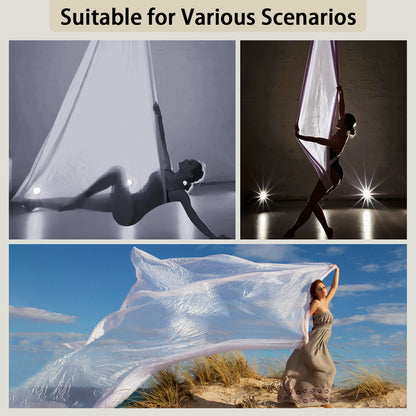 6 Meters Transparent Aerial Yoga Hammock Set