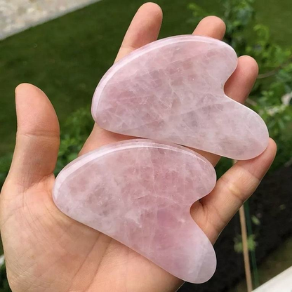 Pink Jade Gua Sha Skin Care Boday Massager