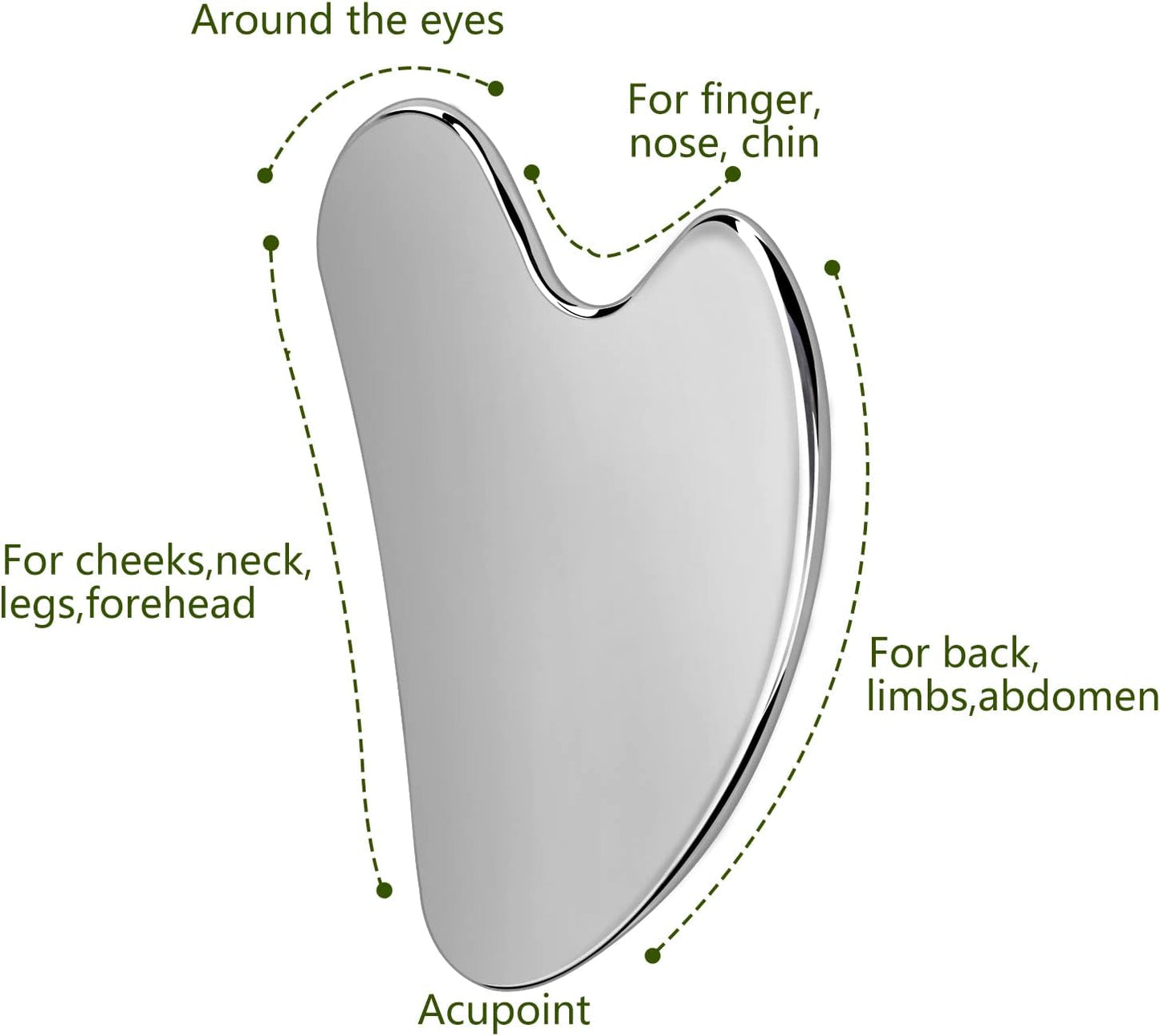 Stainless Steel Gua Sha Skin Care Tool