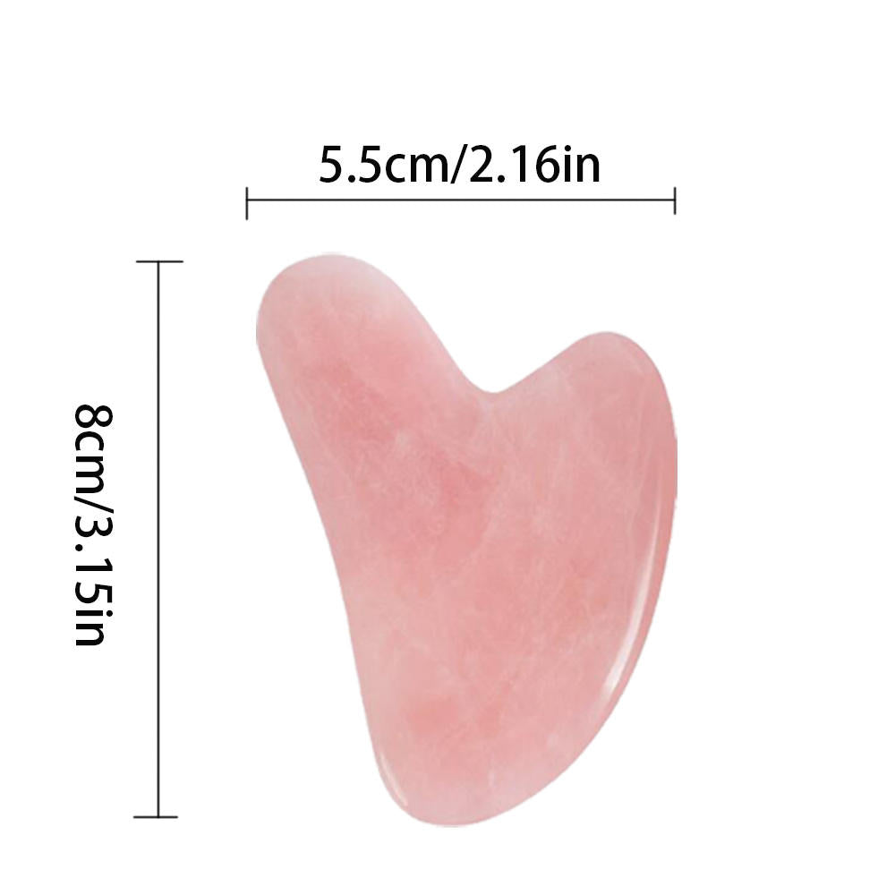 Pink Jade Gua Sha Skin Care Boday Massager