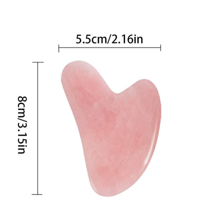 Pink Jade Gua Sha Skin Care Boday Massager