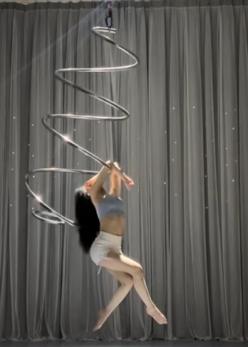 2.3 meters Aerial Spiral Aerial Lyra Hoop