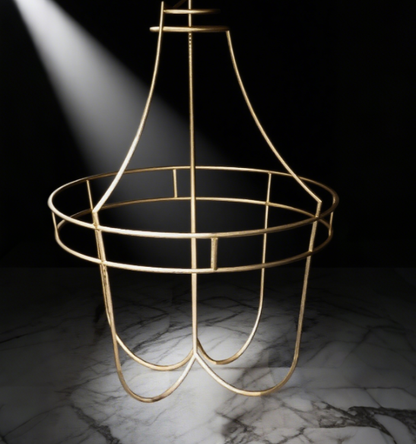 Gold Buld Aerial Hoop