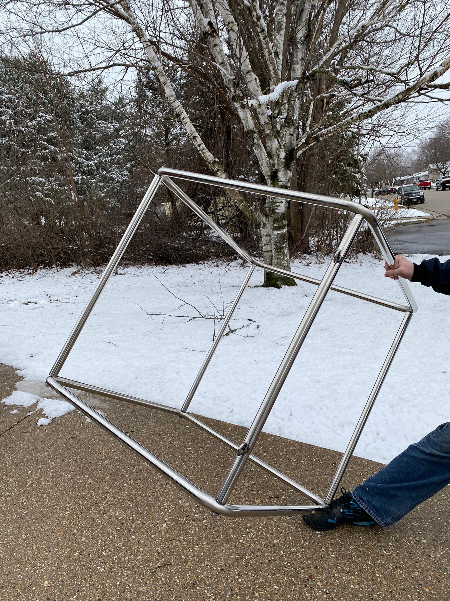 85cm Aerial Cube Hoop