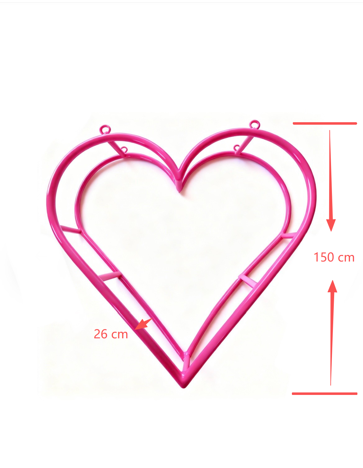 Upgraded Double-Layer Heart Hoop Lyra